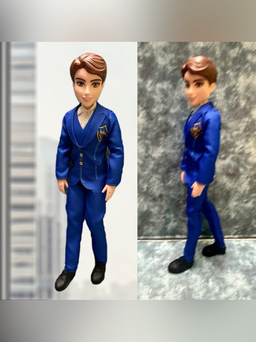 Disney Descendants Prince Ben Boy Doll in Royal Blue School Uniform